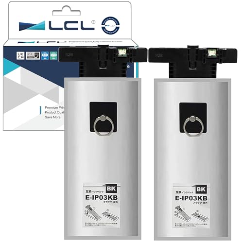 【お買い得！】EPSON IP03KB ブラックインクカートリッジ 2個セット Amazon.co.jp: LCL エプソン用 IP03 IP03KA IP03KB 増量 (2パック
